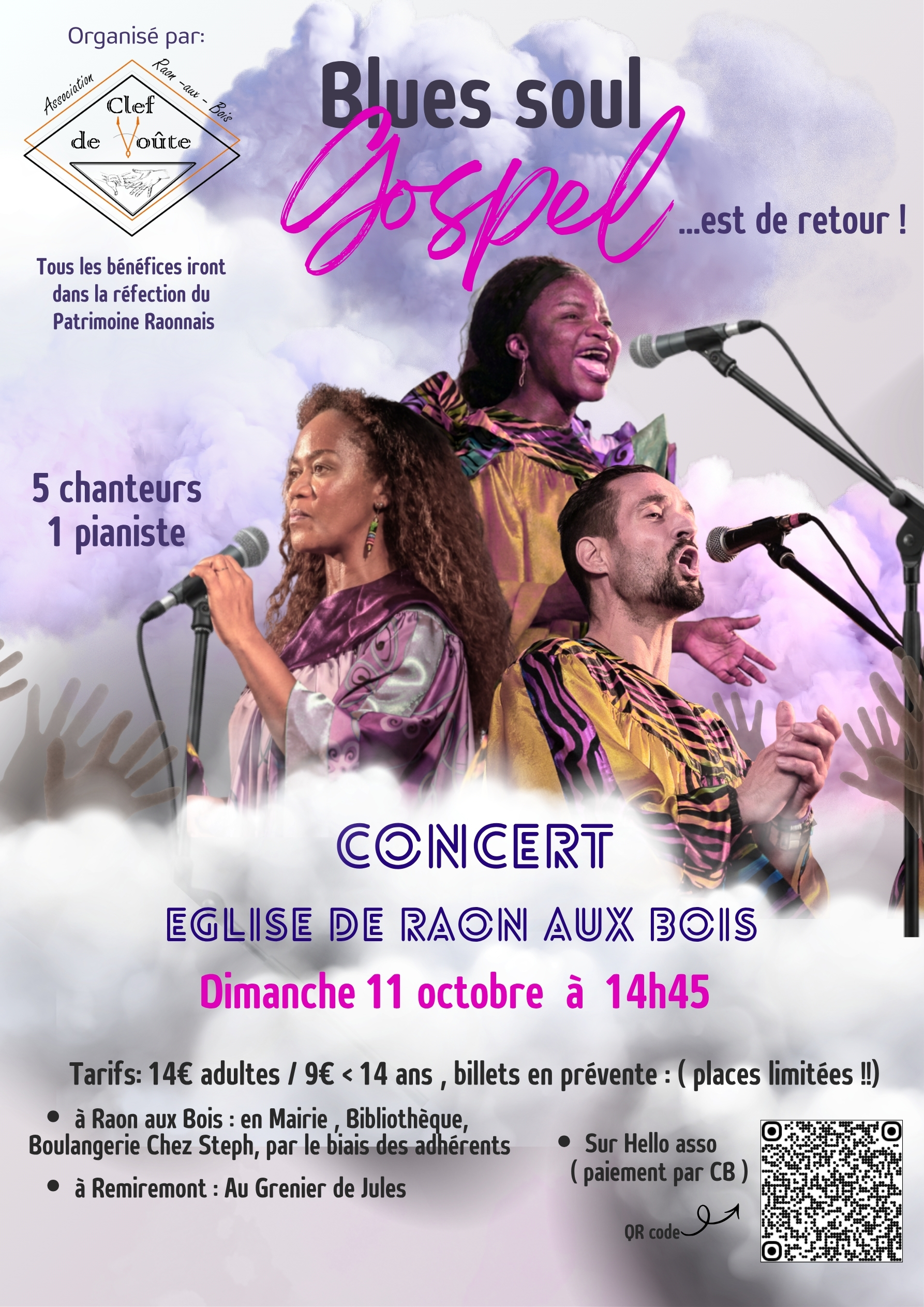 CONCERT GOSPEL à RAON-AUX-BOIS